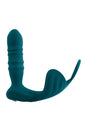 Playboy - Bring It On Thrusting Butt Plug & Cock Ring - Teal - Stag Shop