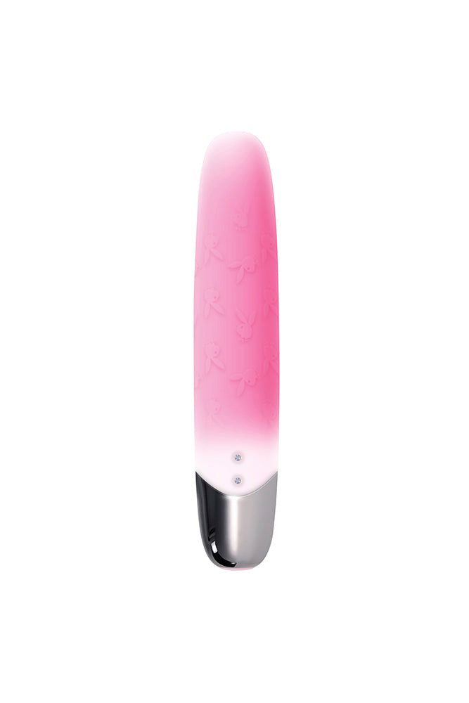 Playboy - Bunnies On Parade Bullet Vibrator - Pink - Stag Shop