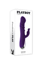 Playboy - Bunny Punch Rabbit Vibrator With Twirling Head - Purple - Stag Shop