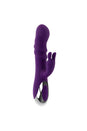 Playboy - Bunny Punch Rabbit Vibrator With Twirling Head - Purple - Stag Shop