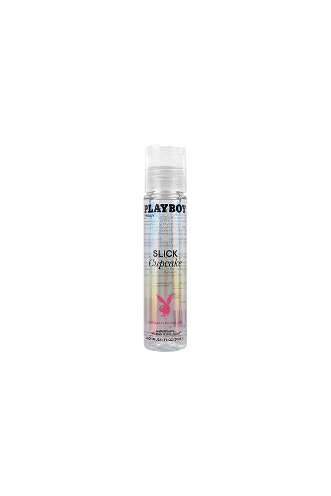 Playboy - Slick Cupcake Flavoured Water Based Lubricant - Various Sizes - Stag Shop