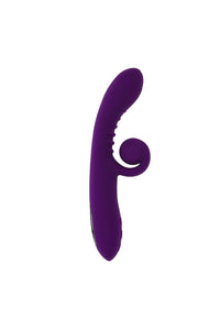 Thumbnail for Playboy - Curlicue Dual Vibrator - Purple - Stag Shop