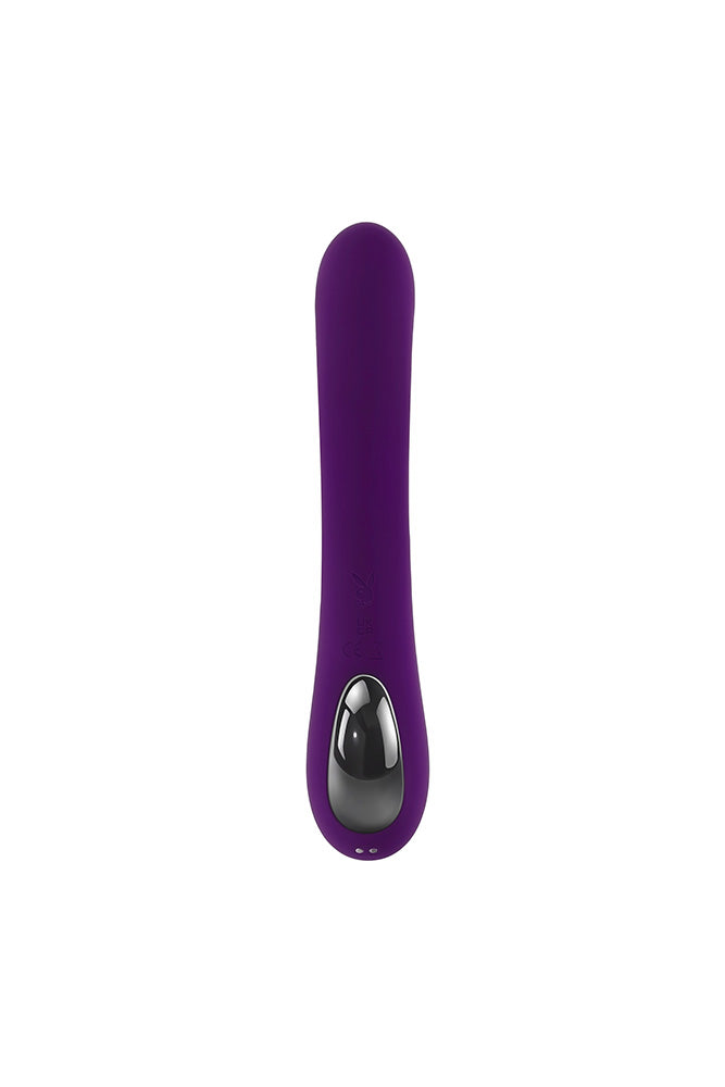 Playboy - Curlicue Dual Vibrator - Purple - Stag Shop