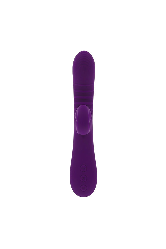 Playboy - Curlicue Dual Vibrator - Purple - Stag Shop