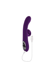 Playboy - Curlicue Dual Vibrator - Purple - Stag Shop