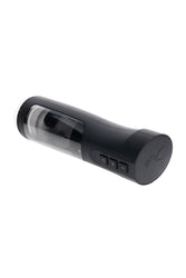 Playboy - End Game Warming & Vibrating Stroker with UV Sanitizing Stand - Black - Stag Shop