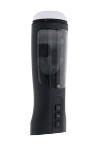Thumbnail for Playboy - End Game Warming & Vibrating Stroker with UV Sanitizing Stand - Black - Stag Shop
