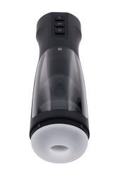 Playboy - End Game Warming & Vibrating Stroker with UV Sanitizing Stand - Black - Stag Shop