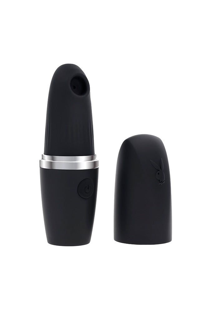 Playboy - Excursion Clitoral Stimulator with Suction - Black - Stag Shop