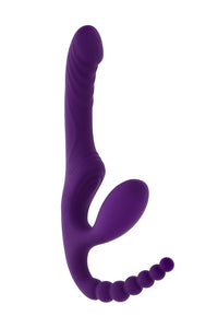 Thumbnail for Playboy - Hug It Out Strapless Strap-On with Anal Stimulator with Remote Control - Stag Shop