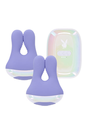 Playboy - In A Pinch Vibrating Nipple Clamps - Stag Shop