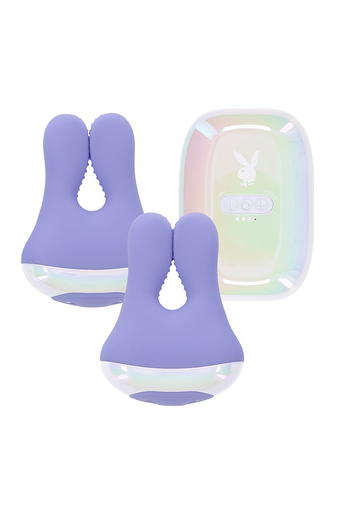 Playboy - In A Pinch Vibrating Nipple Clamps - Stag Shop