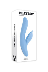 Playboy - In Bloom Thrusting, Tapping & Heating Dual Vibrator - Stag Shop