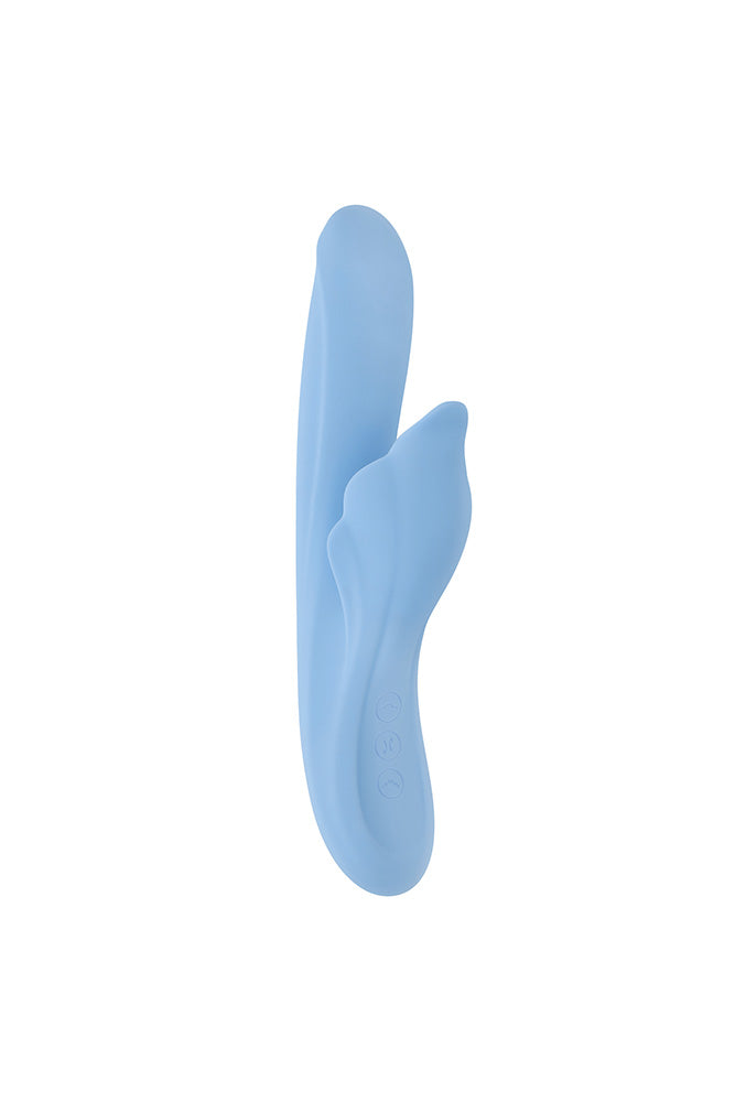 Playboy - In Bloom Thrusting, Tapping & Heating Dual Vibrator - Stag Shop