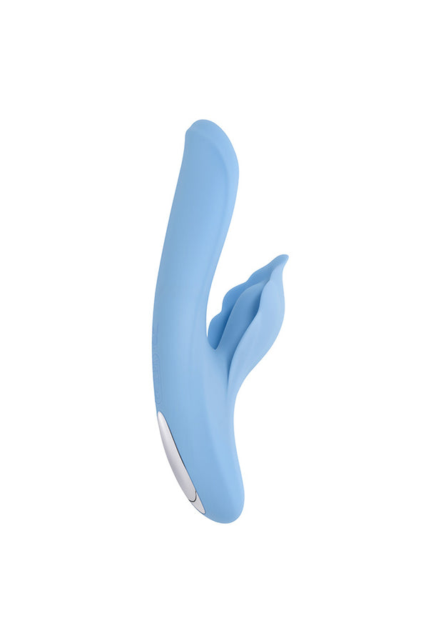 Playboy - In Bloom Thrusting, Tapping & Heating Dual Vibrator - Stag Shop