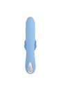 Playboy - In Bloom Thrusting, Tapping & Heating Dual Vibrator - Stag Shop