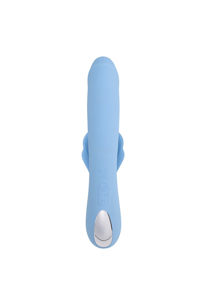 Playboy - In Bloom Thrusting, Tapping & Heating Dual Vibrator - Stag Shop