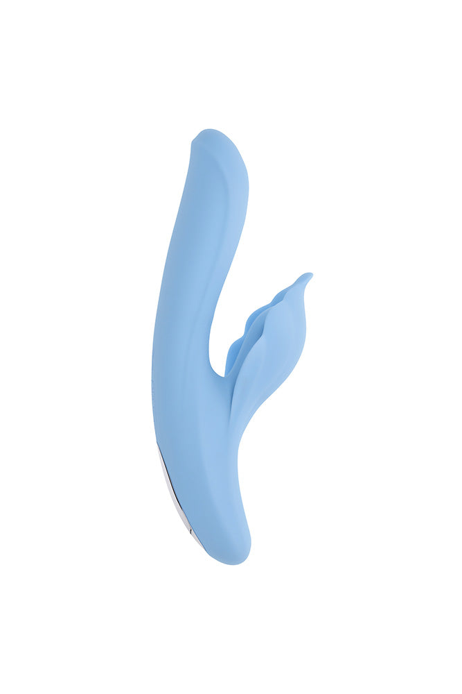 Playboy - In Bloom Thrusting, Tapping & Heating Dual Vibrator - Stag Shop