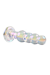 Playboy - Playboy Pleasure Jewels Beads Glass Butt Plug - Iridescent - Stag Shop