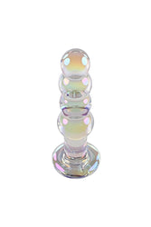 Playboy - Playboy Pleasure Jewels Beads Glass Butt Plug - Iridescent - Stag Shop