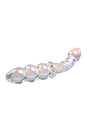 Playboy - Playboy Pleasure Jewels Double Ended Glass Dildo - Iridescent - Stag Shop