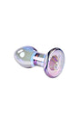 Playboy - Playboy Pleasure Jewels Plug Glass Butt Plug - Iridescent - Stag Shop