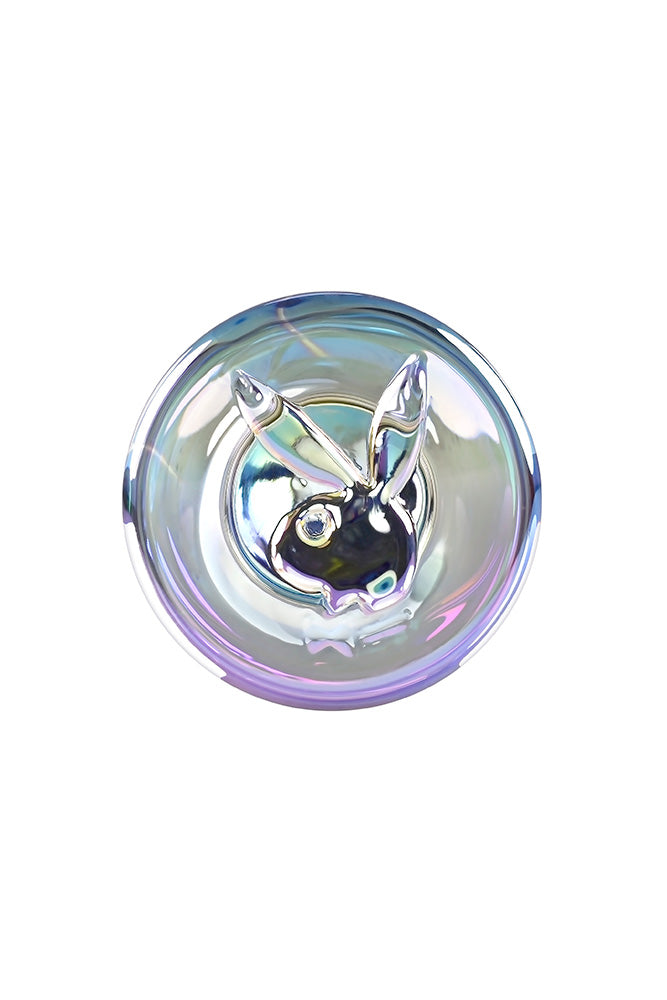 Playboy - Playboy Pleasure Jewels Plug Glass Butt Plug - Iridescent - Stag Shop