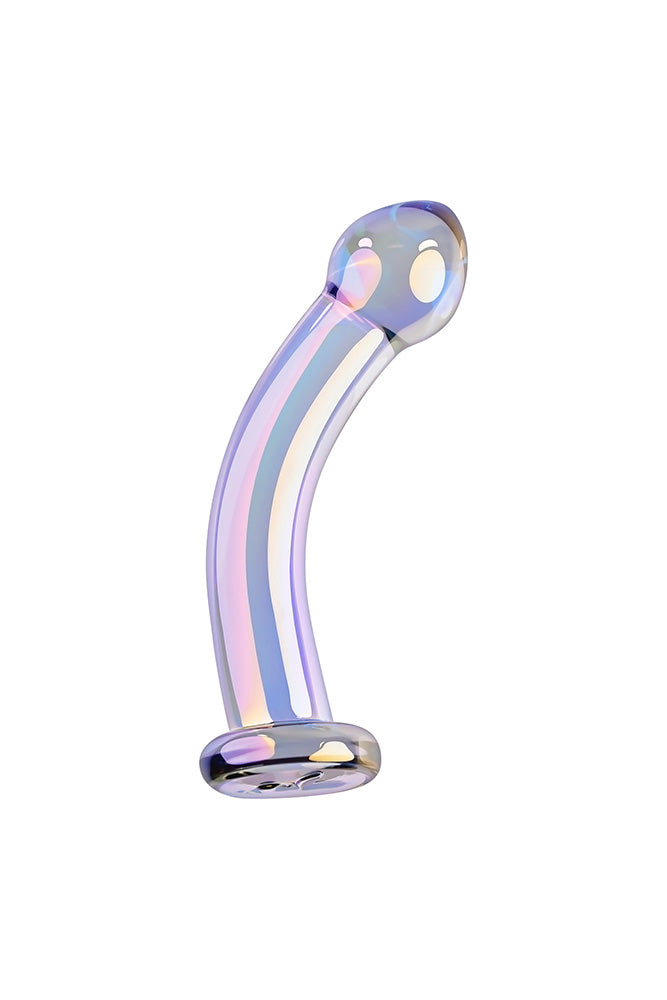 Playboy - Jewels King Glass Dildo - Iridescent - Stag Shop