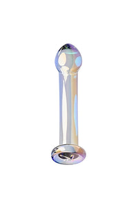 Thumbnail for Playboy - Jewels King Glass Dildo - Iridescent - Stag Shop