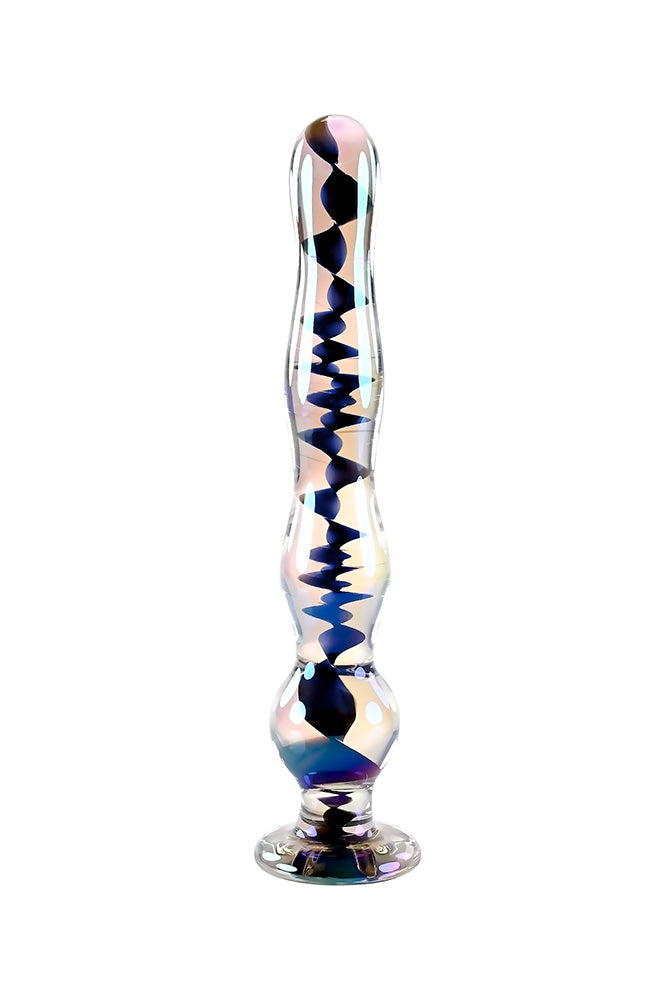 Playboy - Jewels Wand Glass Dildo - Multicolour - Stag Shop