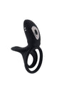 Playboy - Just Right Vibrating Cock Ring - Black - Stag Shop