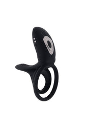 Playboy - Just Right Vibrating Cock Ring - Black - Stag Shop