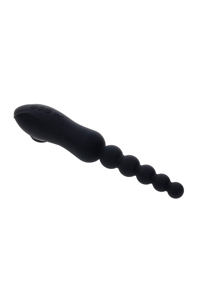 Playboy - Let It Bead Dual Ended Vibrator - Black - Stag Shop