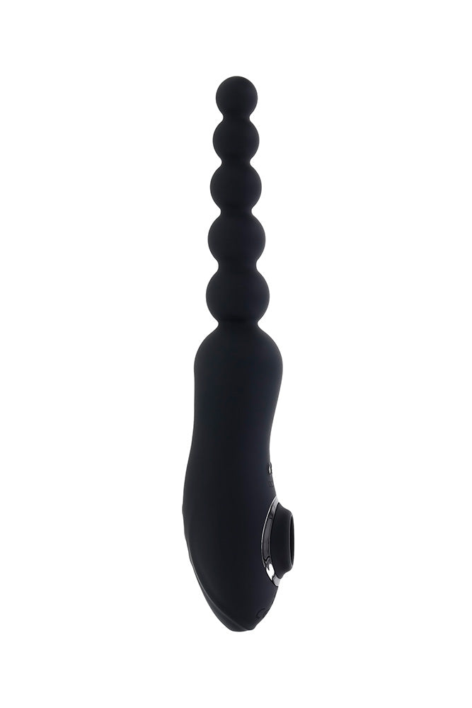 Playboy - Let It Bead Dual Ended Vibrator - Black - Stag Shop