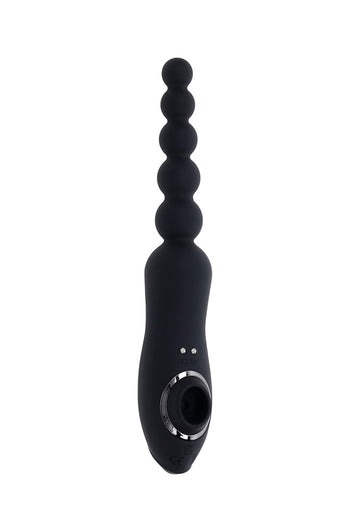 Playboy - Let It Bead Dual Ended Vibrator - Black - Stag Shop