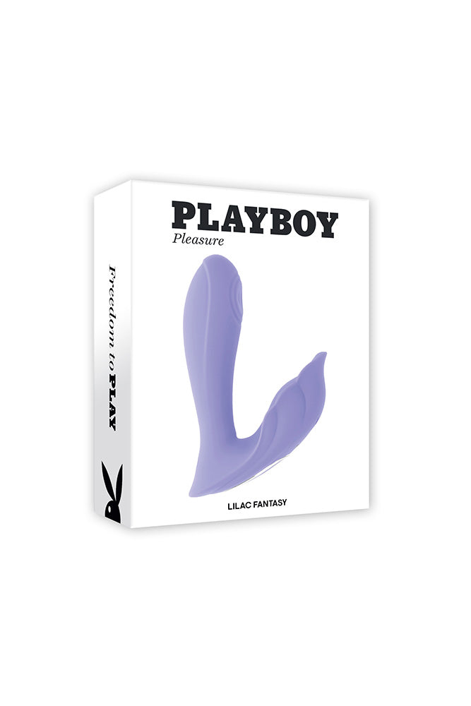 Playboy - Lilac Fantasy Remote Control Dual Vibrator - Stag Shop