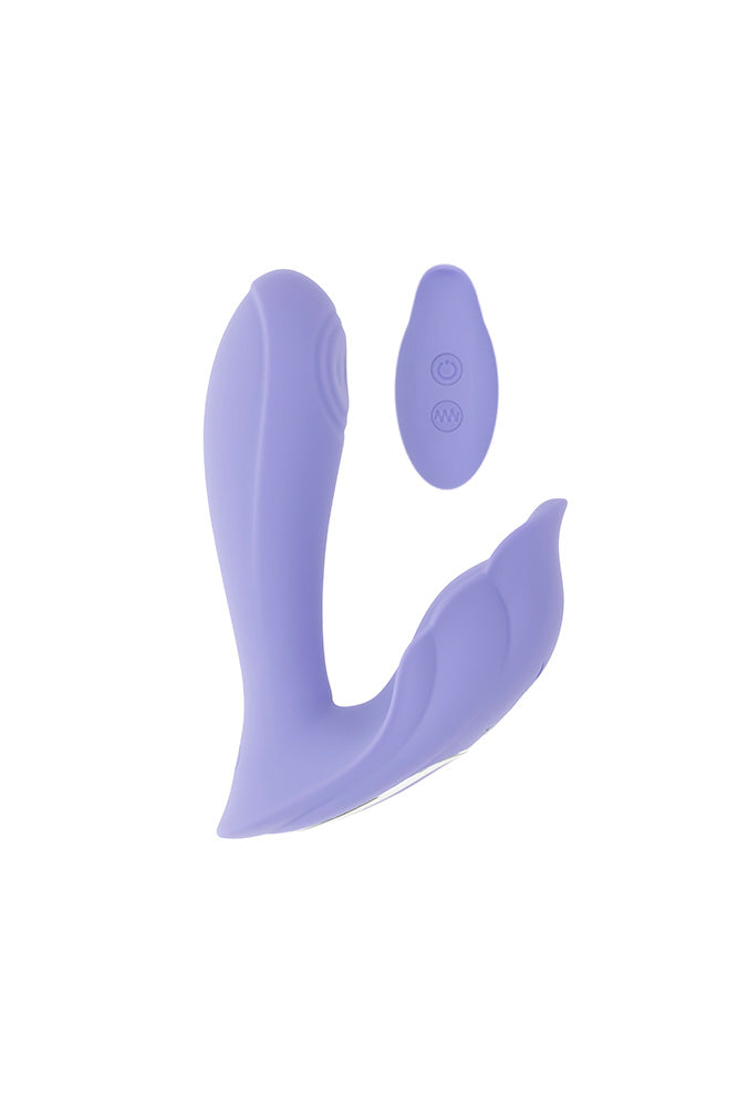 Playboy - Lilac Fantasy Remote Control Dual Vibrator - Stag Shop