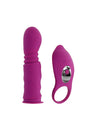Playboy - Match Play Thrusting 3 in 1 Vibrator & Cock Ring - Purple - Stag Shop