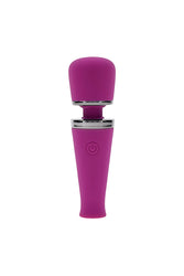 Playboy - Mic Drop Mini Wand Vibrator - Purple - Stag Shop