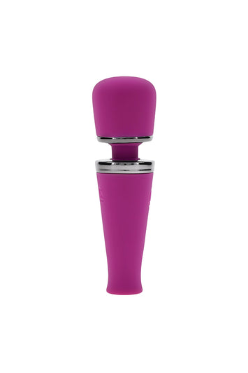 Playboy - Mic Drop Mini Wand Vibrator - Purple - Stag Shop