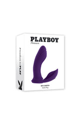 Playboy - Mix & Match 3 in 1 Vibrator with C-Ring - Purple - Stag Shop