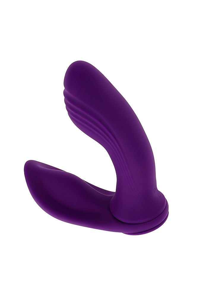 Playboy - Mix & Match 3 in 1 Vibrator with C-Ring - Purple - Stag Shop