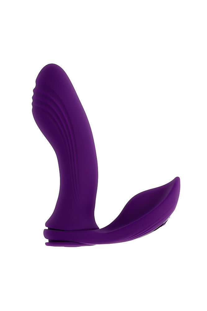 Playboy - Mix & Match 3 in 1 Vibrator with C-Ring - Purple - Stag Shop