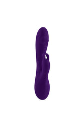 Playboy - On Repeat Beaded Tip Rabbit Vibrator - Purple - Stag Shop
