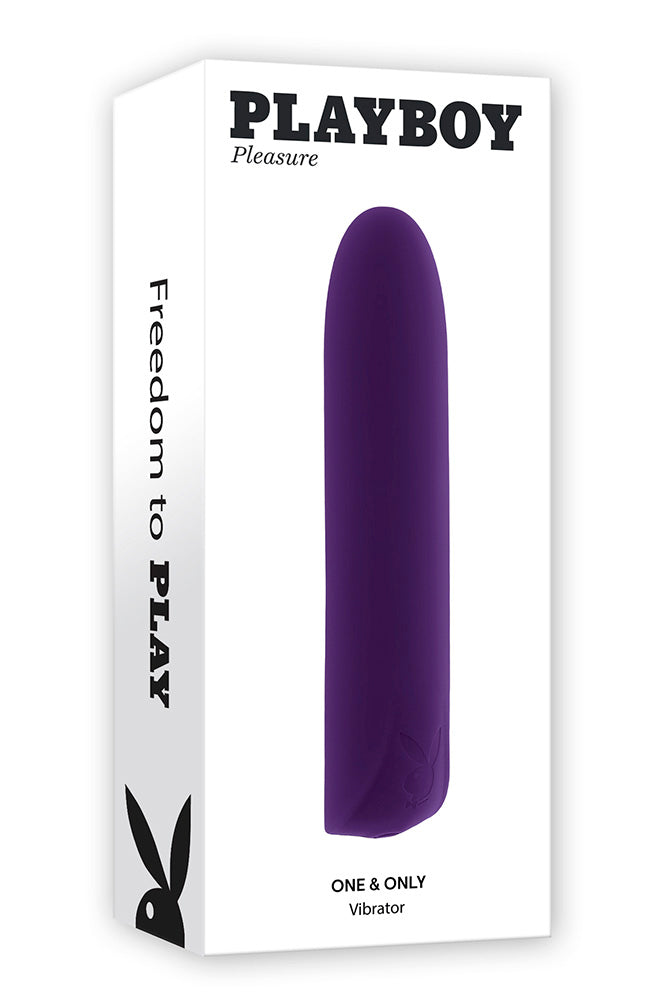 Playboy - One & Only Bullet Vibrator - Purple - Stag Shop