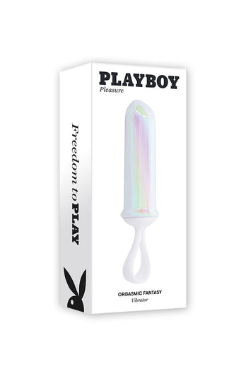 Playboy - Orgasmic Fantasy Bullet Vibrator - Pearl - Stag Shop
