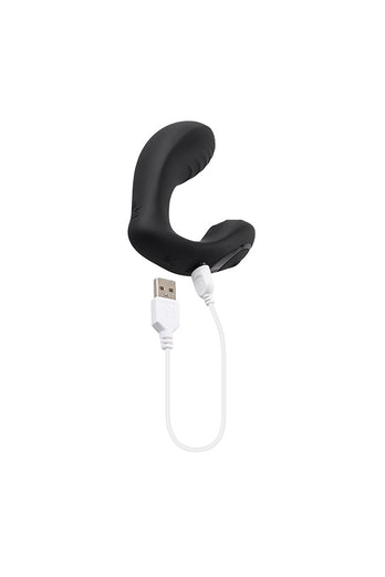Playboy - Playtime Vibrating Prostate Stimulator - Black - Stag Shop