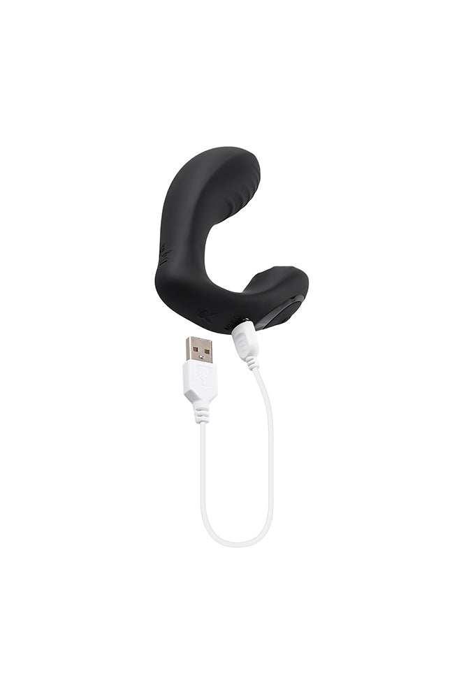 Playboy - Playtime Vibrating Prostate Stimulator - Black - Stag Shop