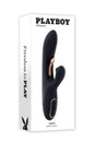 Playboy - Aureus G-Spot Tickling Rabbit Vibrator - Black - Stag Shop