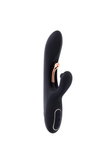 Playboy - Aureus G-Spot Tickling Rabbit Vibrator - Black - Stag Shop